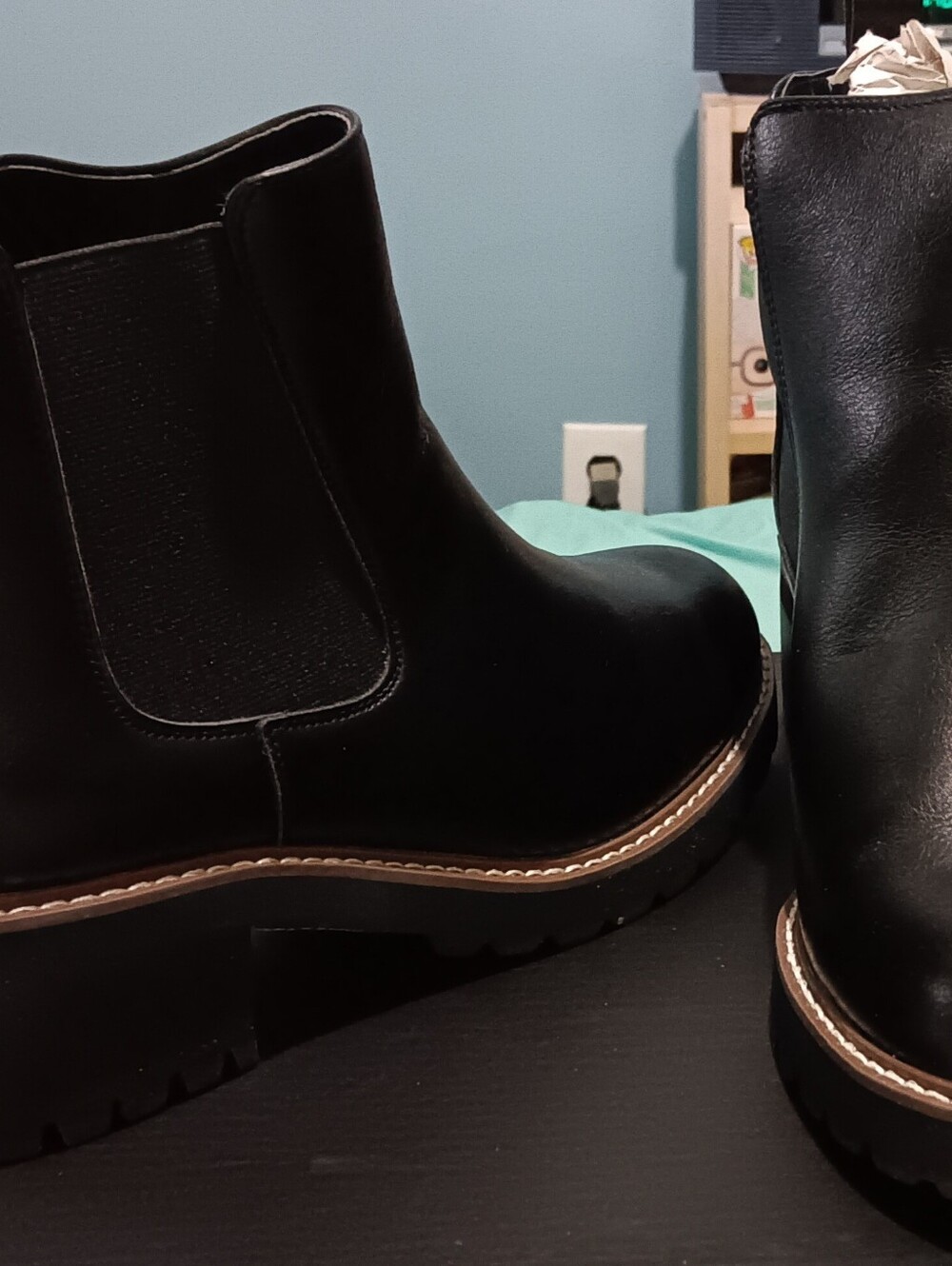 Lane Bryant Ascena Lug Sole Ankle Boots Size 12w